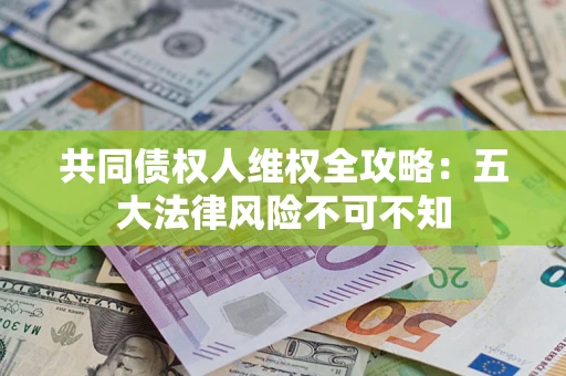 济南共同债权人维权全攻略：五大法律风险不可不知