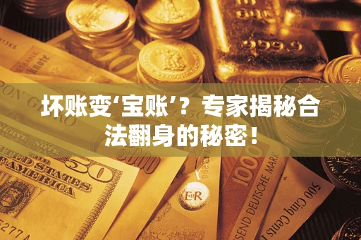 济南坏账变‘宝账’？专家揭秘合法翻身的秘密！